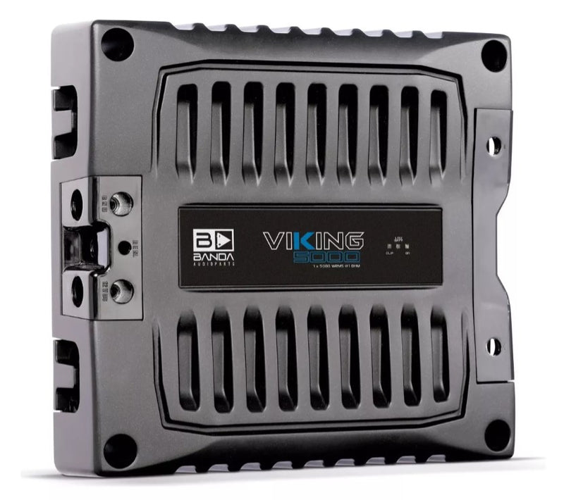 BANDA VIKING 5001 ONE CHANNEL 5000 WRMS 1 OHM CAR AMPLIFIER