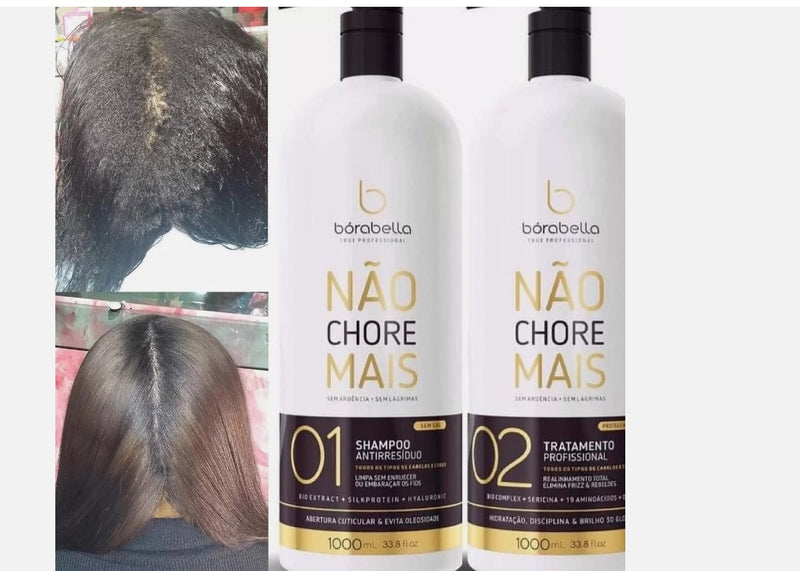 BORABELLA KIT PROFESSIONAL PROGRESSIVE BRUSH DON'T CRY MORE 2 X 1L
