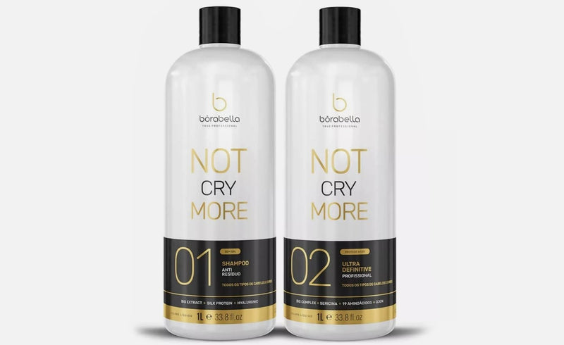 BORABELLA KIT PROFESSIONAL PROGRESSIVE BRUSH DON'T CRY MORE 2 X 1L