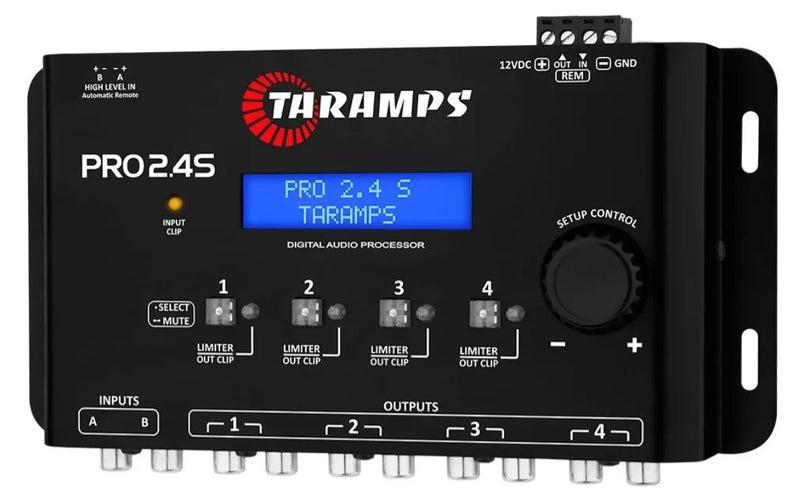 TARAMPS PRO 2.4S 4 CHANNEL DIGITAL AUDIO PROCESSOR