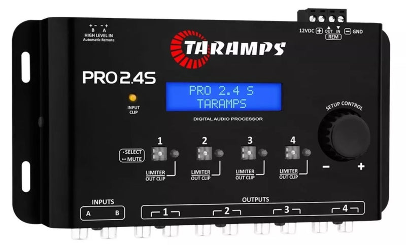 TARAMPS PRO 2.4S 4 CHANNEL DIGITAL AUDIO PROCESSOR