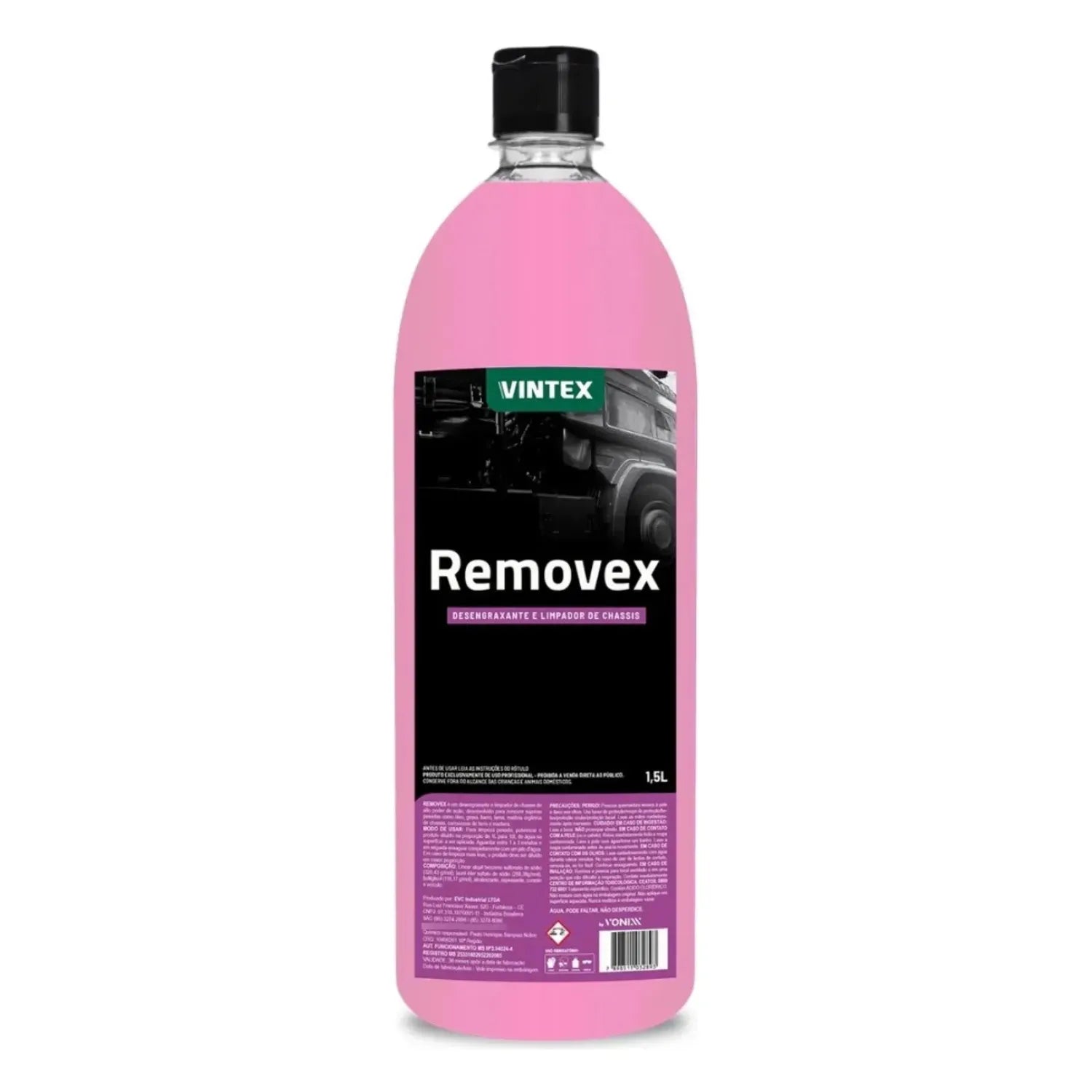 Vintex Removex 1.5L high-power degreaser for iron and wood undercarriage deep cleaning