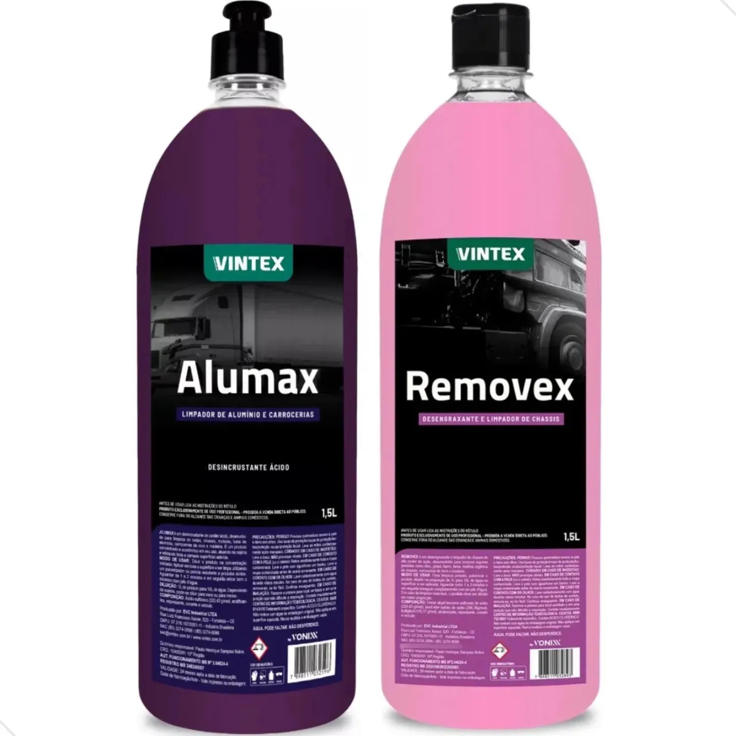 Vintex Alumax and Removex 1.5L heavy-duty chassis and wheel cleaning kit by Vonixx