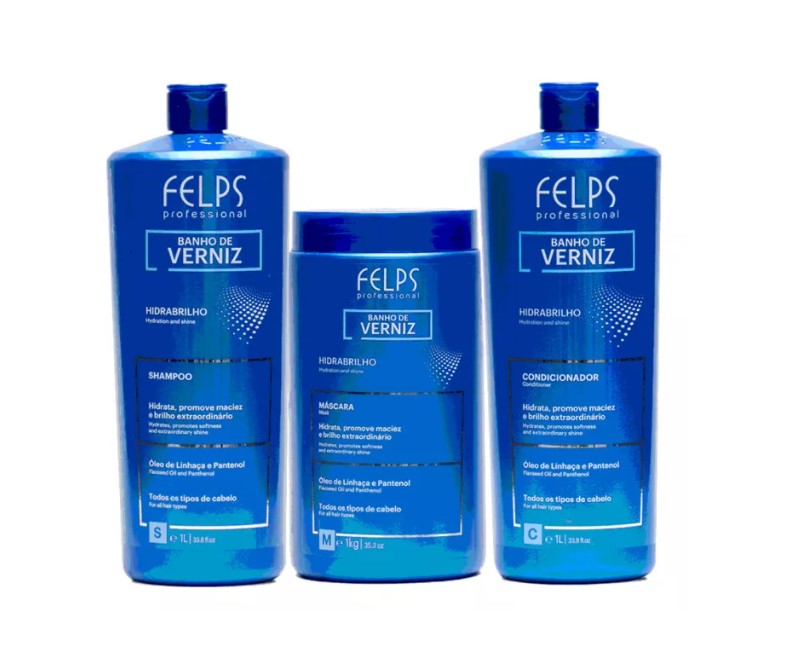 FELPS VARNISH BATH SHAMPOO CONDITIONER 2X1L + TREATMENT MASK
