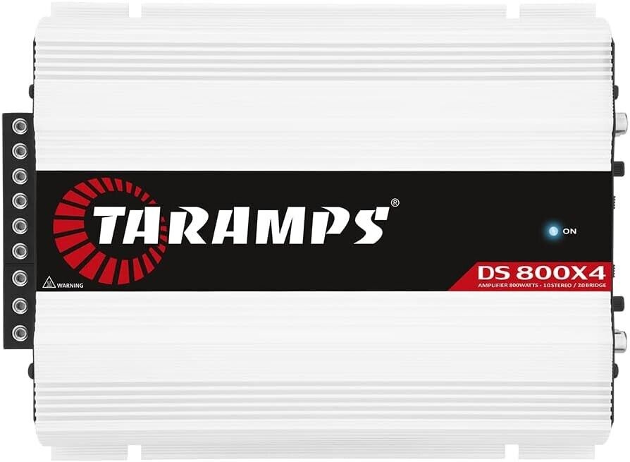 Taramps DS 800.4 – 800W RMS 4-Channel Amplifier @ 1 Ohm
