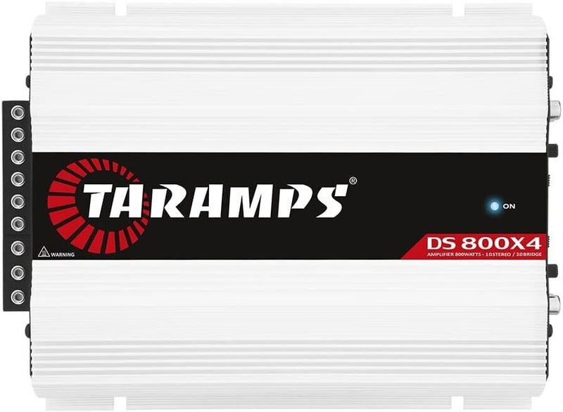 Taramps DS 800.4 – 800W RMS 4-Channel Amplifier @ 1 Ohm