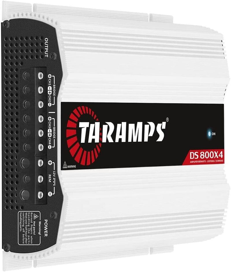 Taramps DS 800.4 – 800W RMS 4-Channel Amplifier @ 1 Ohm