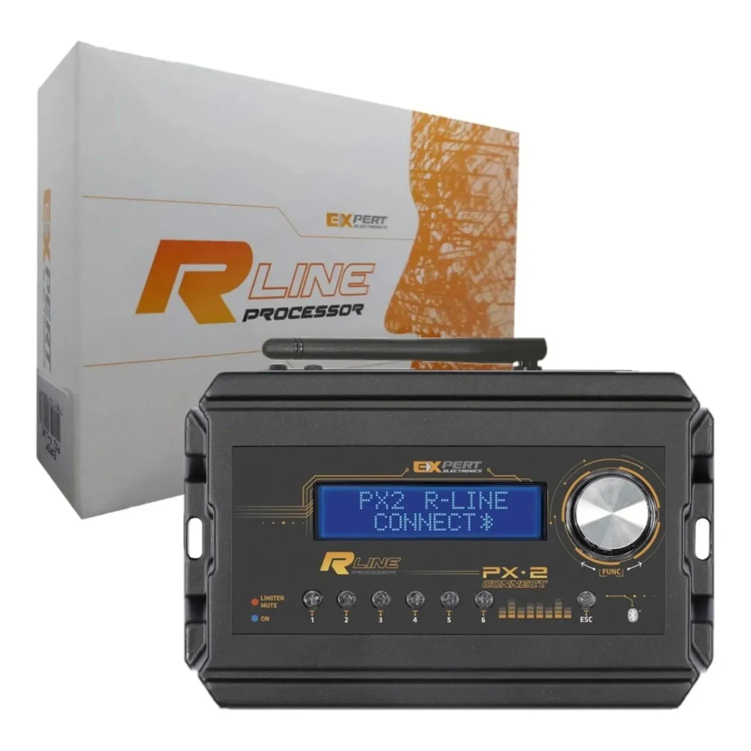 Smartphone app interface for real-time tuning of Expert PX-2 R Connect Bluetooth DSP