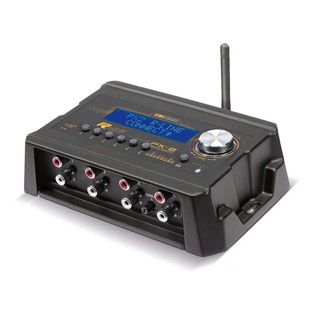 Expert PX-2 R Connect DSP with 28-band EQ, crossover filters, and time alignment for audiophile car 
