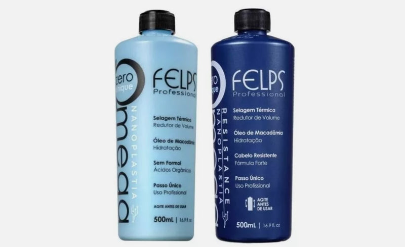 FELPS OMEGA ZERO UNIQUE NANOPLASTIA RESISTANCE & SENSITIVE SMOOTHING (2 X 500 ML / 2 X 16.9 FL OZ)