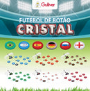CRYSTAL BUTTON SOCCER GAME GULLIVER 6 TEAMS