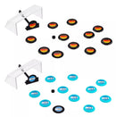 CRYSTAL BUTTON SOCCER GAME GULLIVER 6 TEAMS