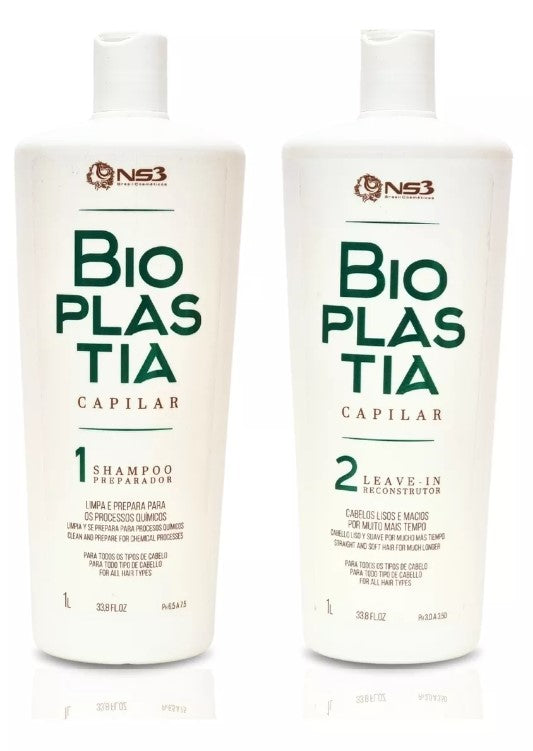 NS3 RECONSTRUCTIVE LEAVE-IN 1L + BIOPLASTY PREPARATORY SHAMPOO 1L