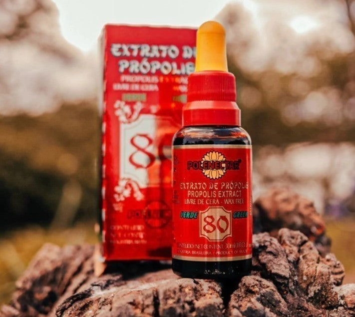 KIT 24 UNITS POLENECTAR PREMIUM PROPOLIS EXTRACT WAX FREE 80 o 30ML