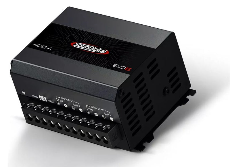 SOUNDIGITAL SD400.4 EVO6 4 CHANNELS BRIDGE 4 OHMS AMPLIFIER