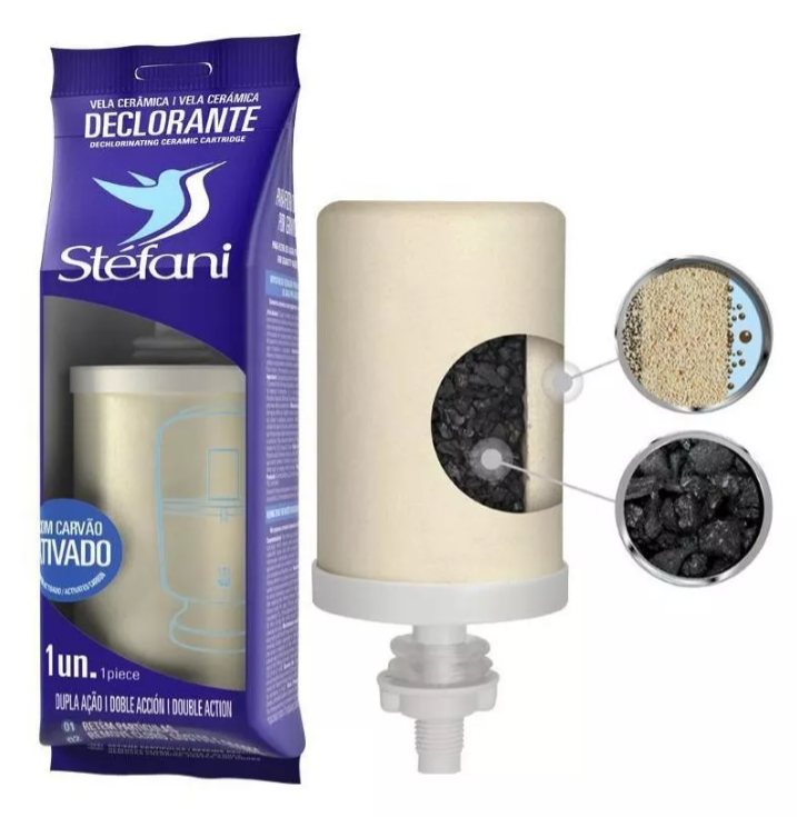 Stefani Dual-Action Ceramic Filter Candle