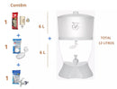WATER FILTER STEFANI FLEX WHITE 1 CANDLE 6 LITERS