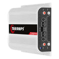 Taramps TS 800x4 4-channel 800W RMS Class D car audio amplifier in white finish